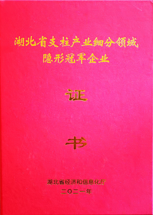 湖北省支柱产业细分领域隐形冠军企业 湖北省支柱产业细分领域隐形冠军企业